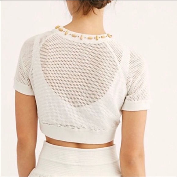 Free People mesh crop top NWT - Picture 2 of 7